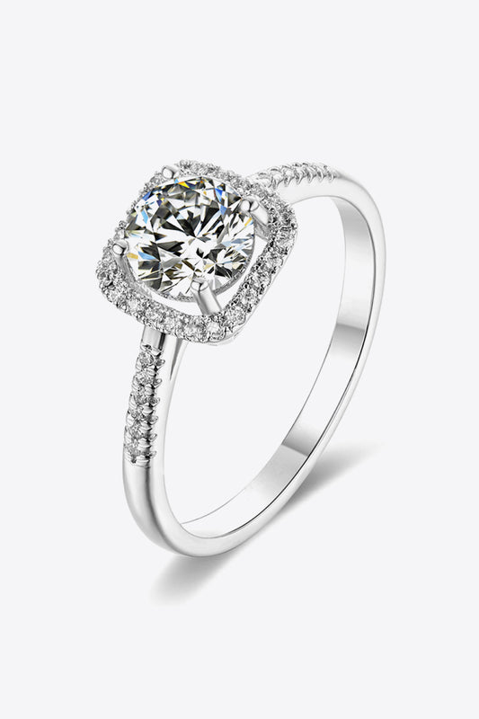 Women’s 1 Carat Moissanite Zircon Ring