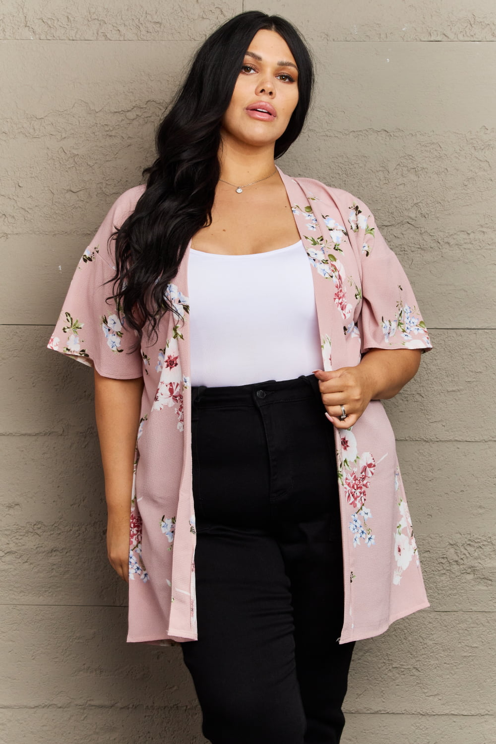 Women’s Justin Taylor Aurora Rose Floral Kimono