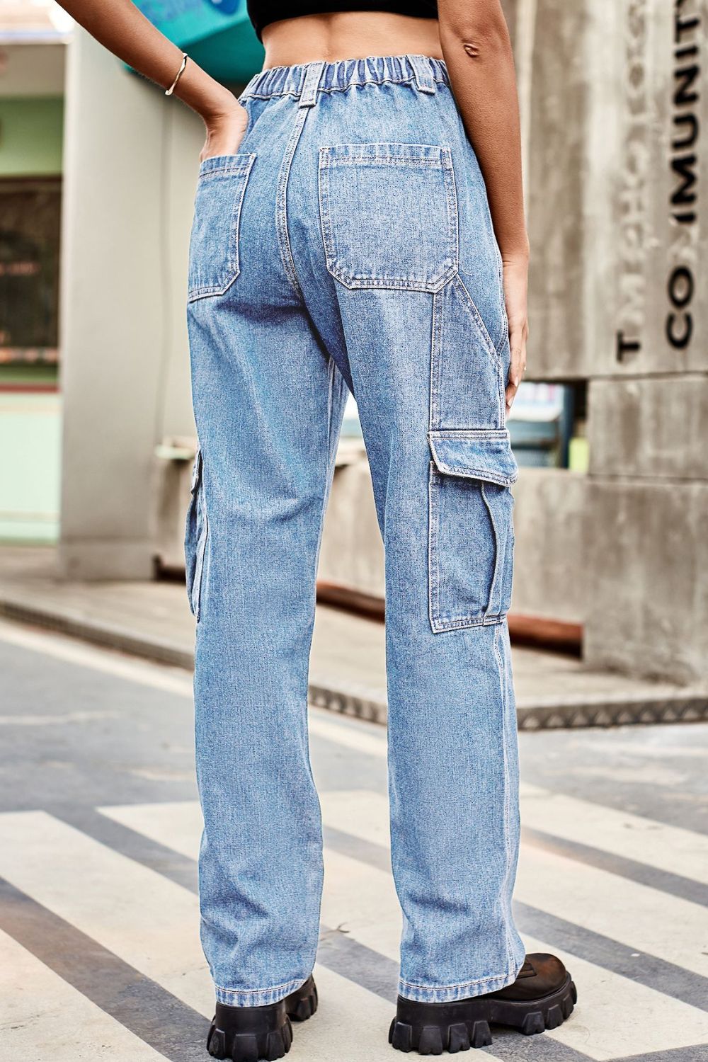 Women’s Loose Fit Long Pants with Pockets