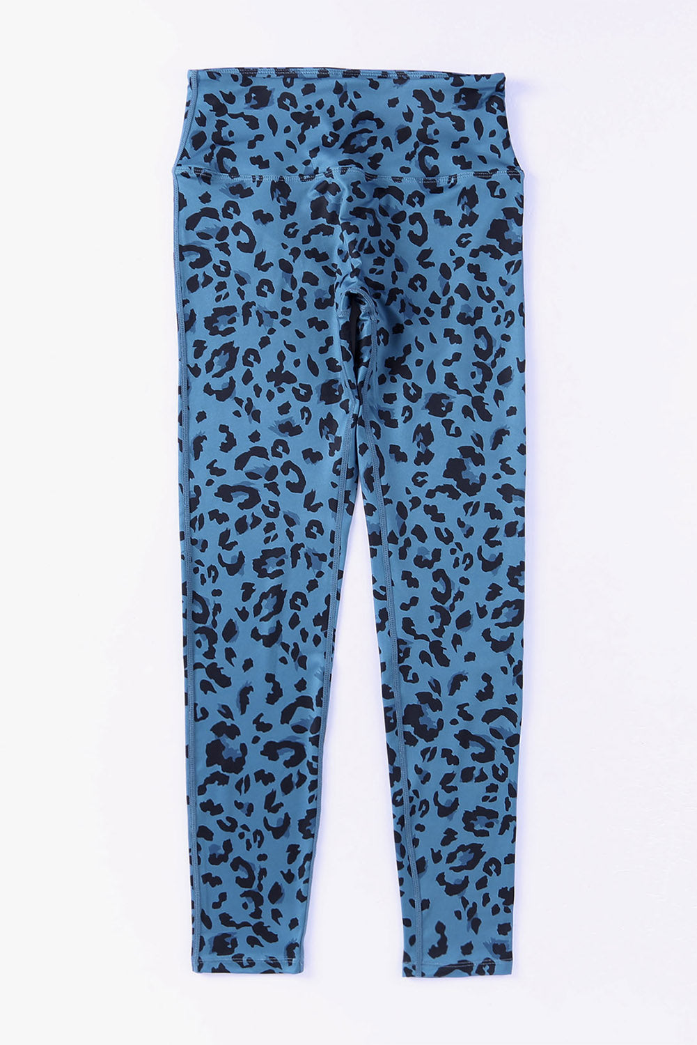 Women’s Leopard Print Wide Waistband Leggings