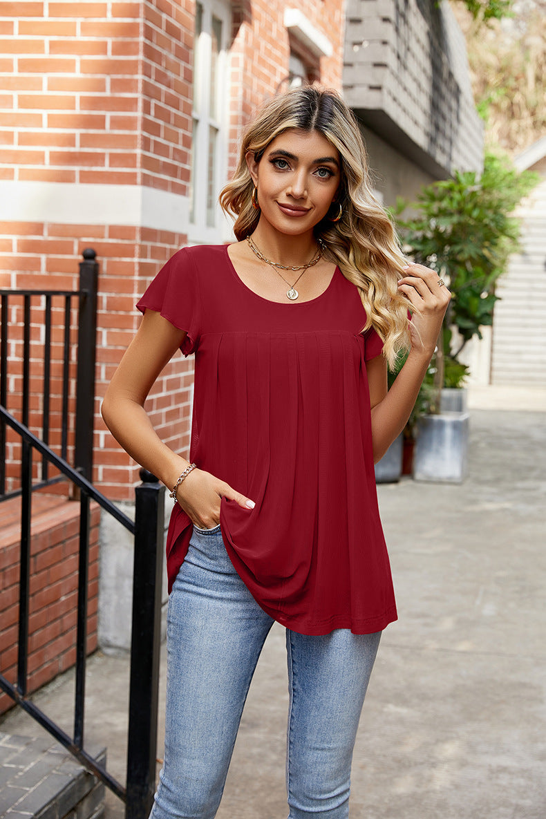 Women’s Round Neck Short Sleeve Tee