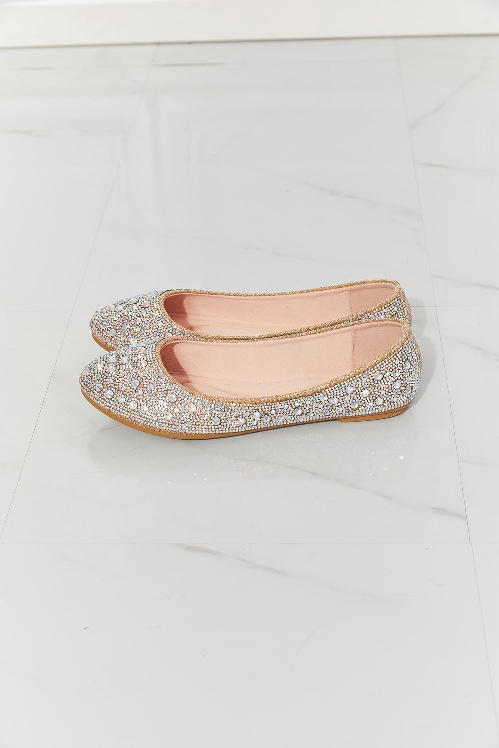 Women’s Forever Link Sparkle In Your Step Rhinestone Ballet Flat
