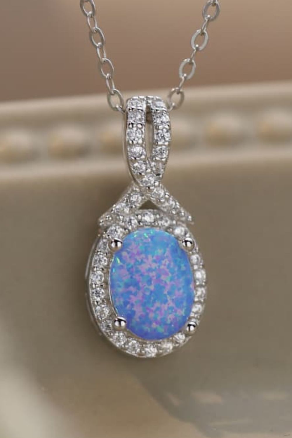 Women’s Feeling My Best Opal Pendant Necklace
