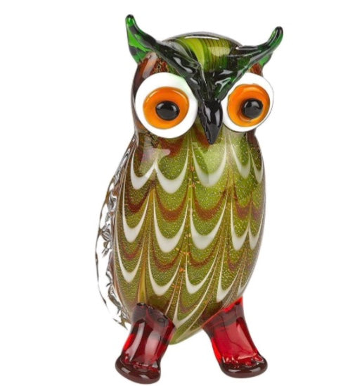 Badash-Murano Artistic Style Glass Owl