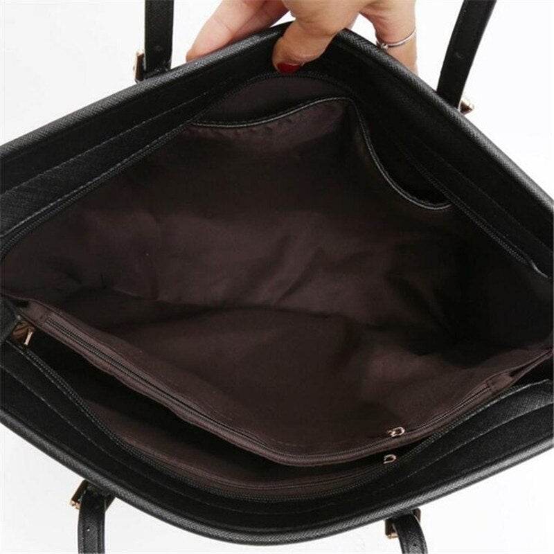 Women’s PU Leather Shoulder Bag Large Capacity