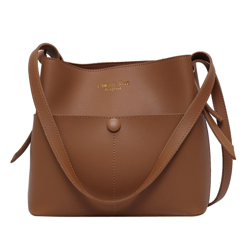 Women’s Soft PU Leather Crossbody Bag Large Capacity Size L 25.5x H 22x W 11cm