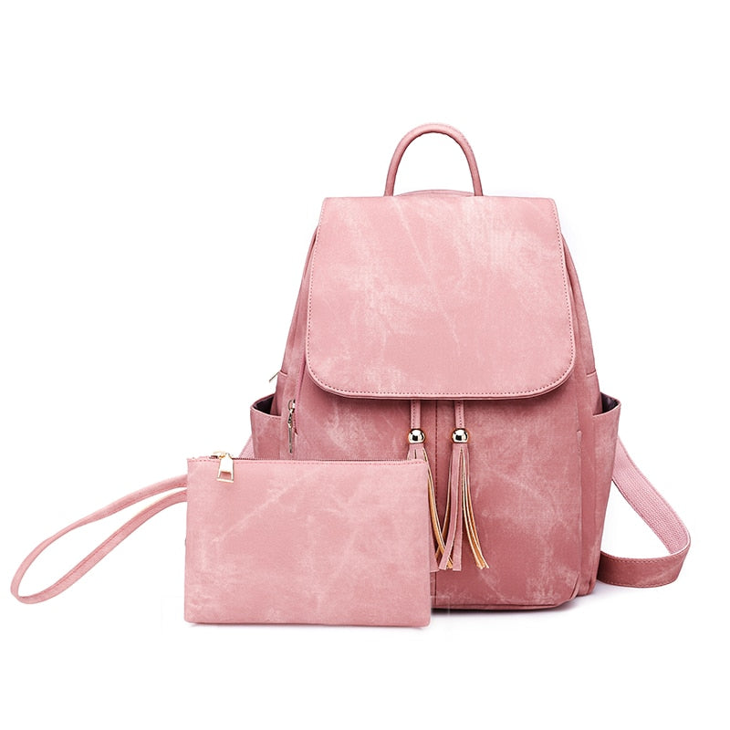 Women’s Leather Backpack Shoulder Bag Size 35x28x20 cm