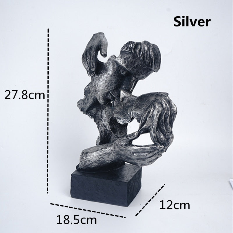 Resin Home Decor Lover Figurines Dimensions As Seen  In Pictures