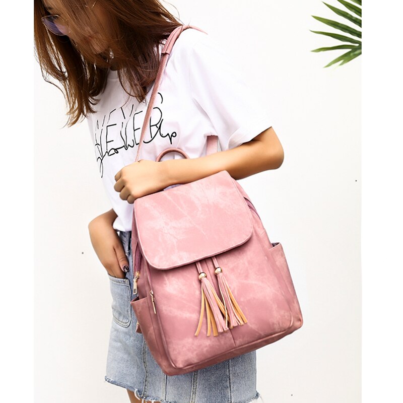 Women’s Leather Backpack Shoulder Bag Size 35x28x20 cm