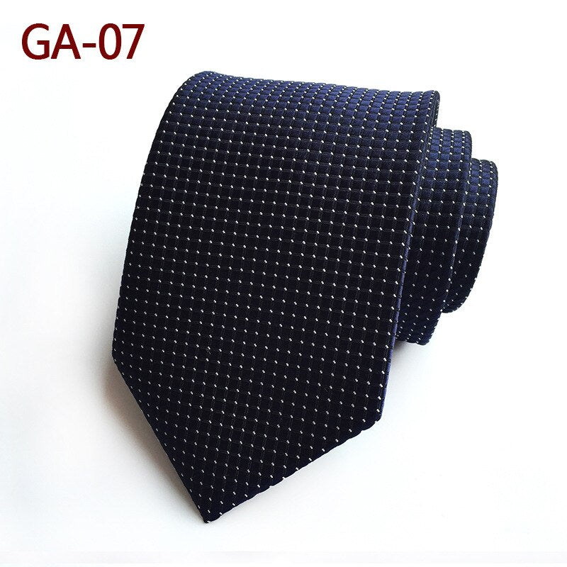 Men’s  Neck Tie 8cm Geometric Pattern