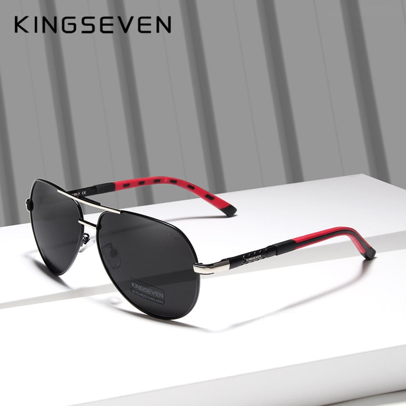 Men’s KINGSEVEN Aluminum Magnesium  Polarized Mirror Coating Sunglasses