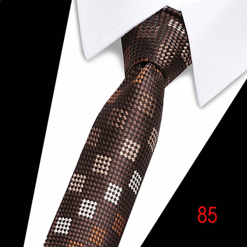 Men’s 100% Silk Necktie 7.5cm Wide