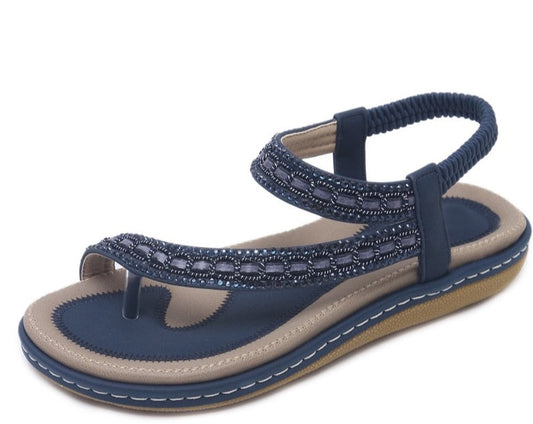 Women’s  Flat Crystal Sandals