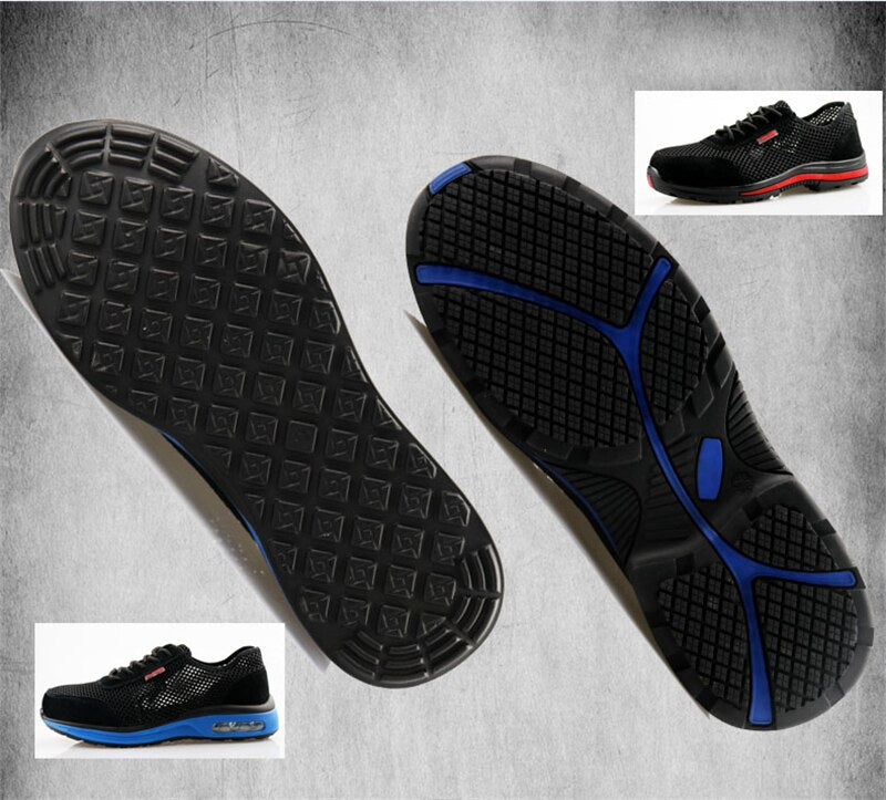 Men's Protective Breathable Lightweight Mesh Shoes Size 35-45