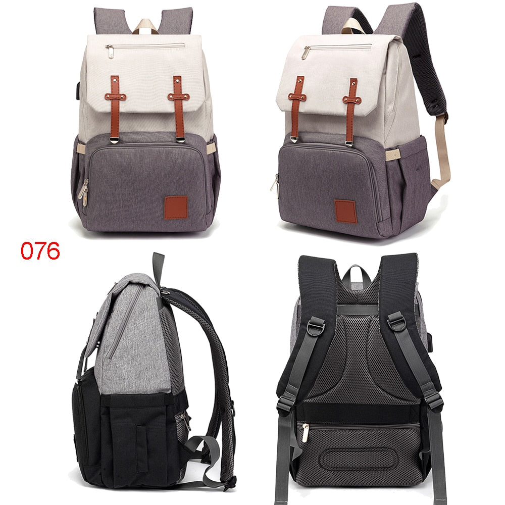 Children’s Stroller Bag With USB Travel Maternity Backpacks Size 46x15x27cm Handle Additional 7cm