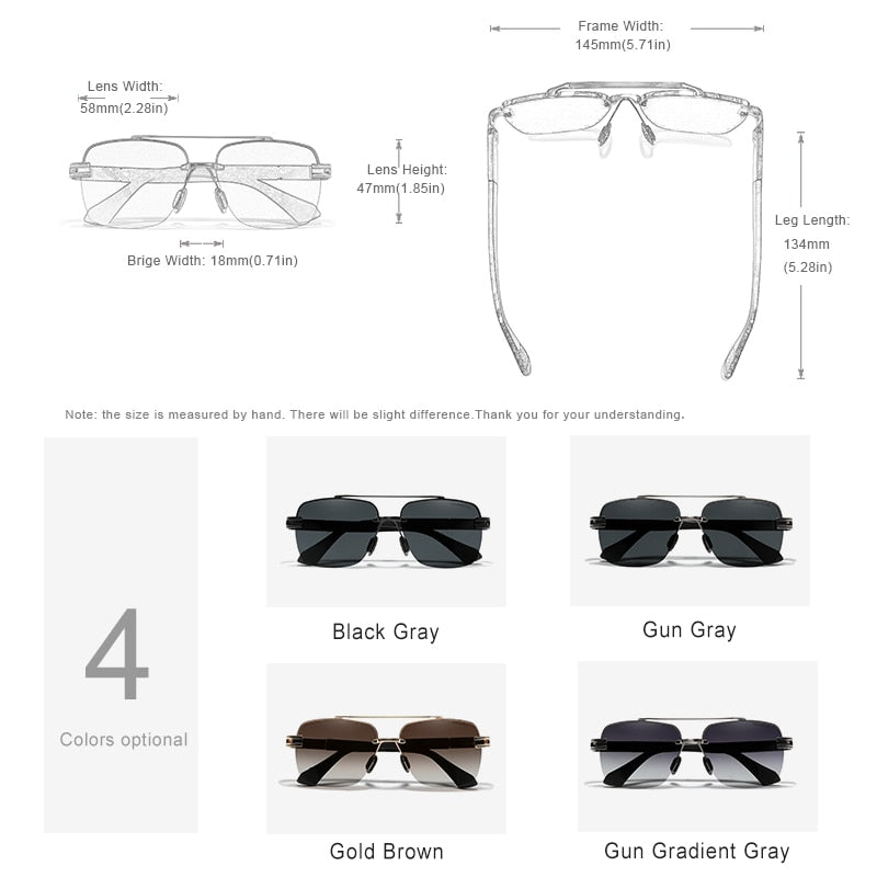 KINGSEVEN Brand Polarized Sunglasses For Men