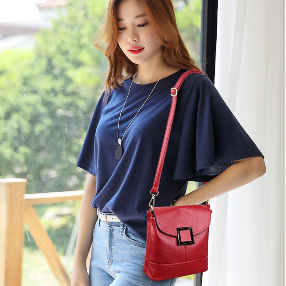 Women’s Soft Leather Shoulder Crossbody Bags