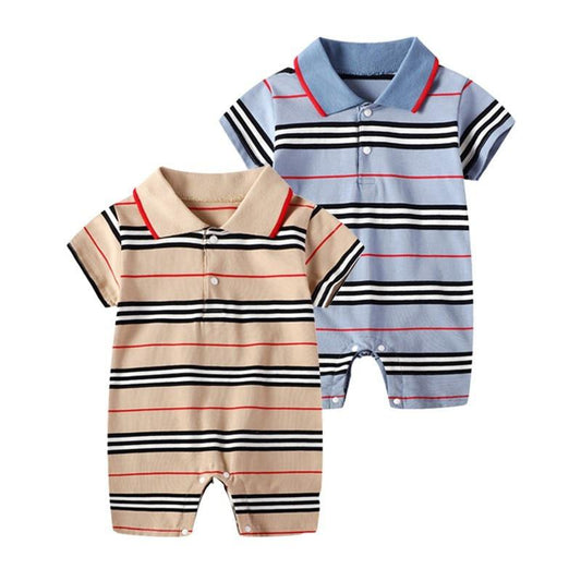 Children’s Boys Spring Summer  Cotton Short Sleeve Romper