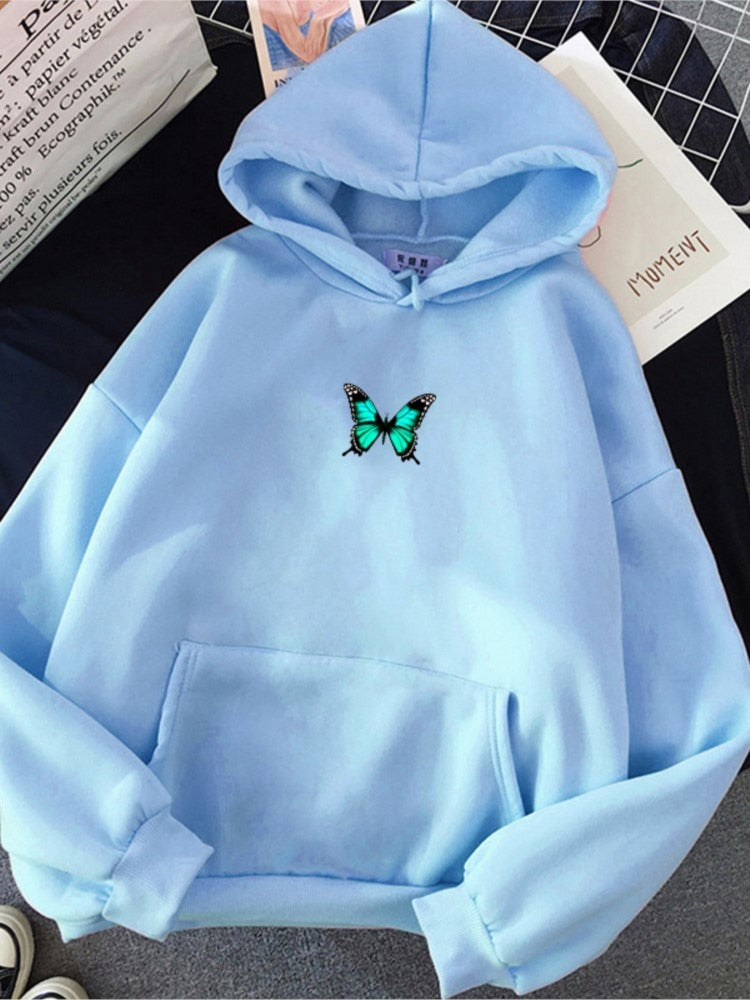 Women’s Butterfly Hooded Sweatshirt