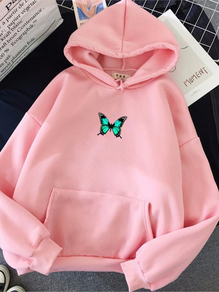 Women’s Butterfly Hooded Sweatshirt