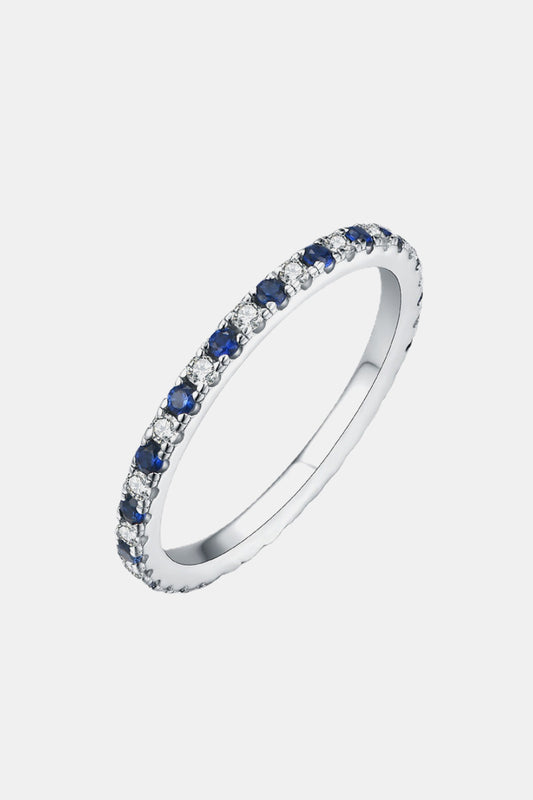 Women’s Moissanite Lab-Grown Sapphire Rings