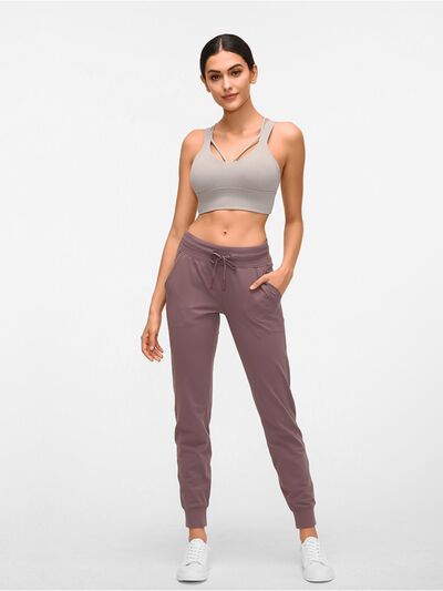 Women’s Double Take Tied Joggers with Pockets