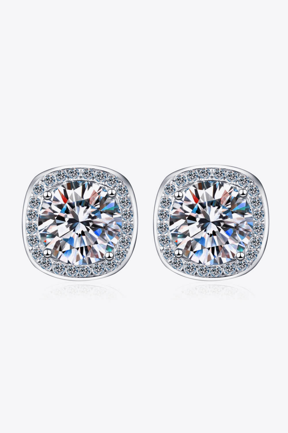 Women’s Let Me Love You 1 Carat Moissanite Stud Earrings