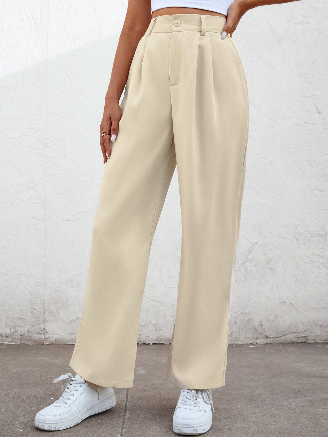 Women’s High Waist Straight Leg Pants