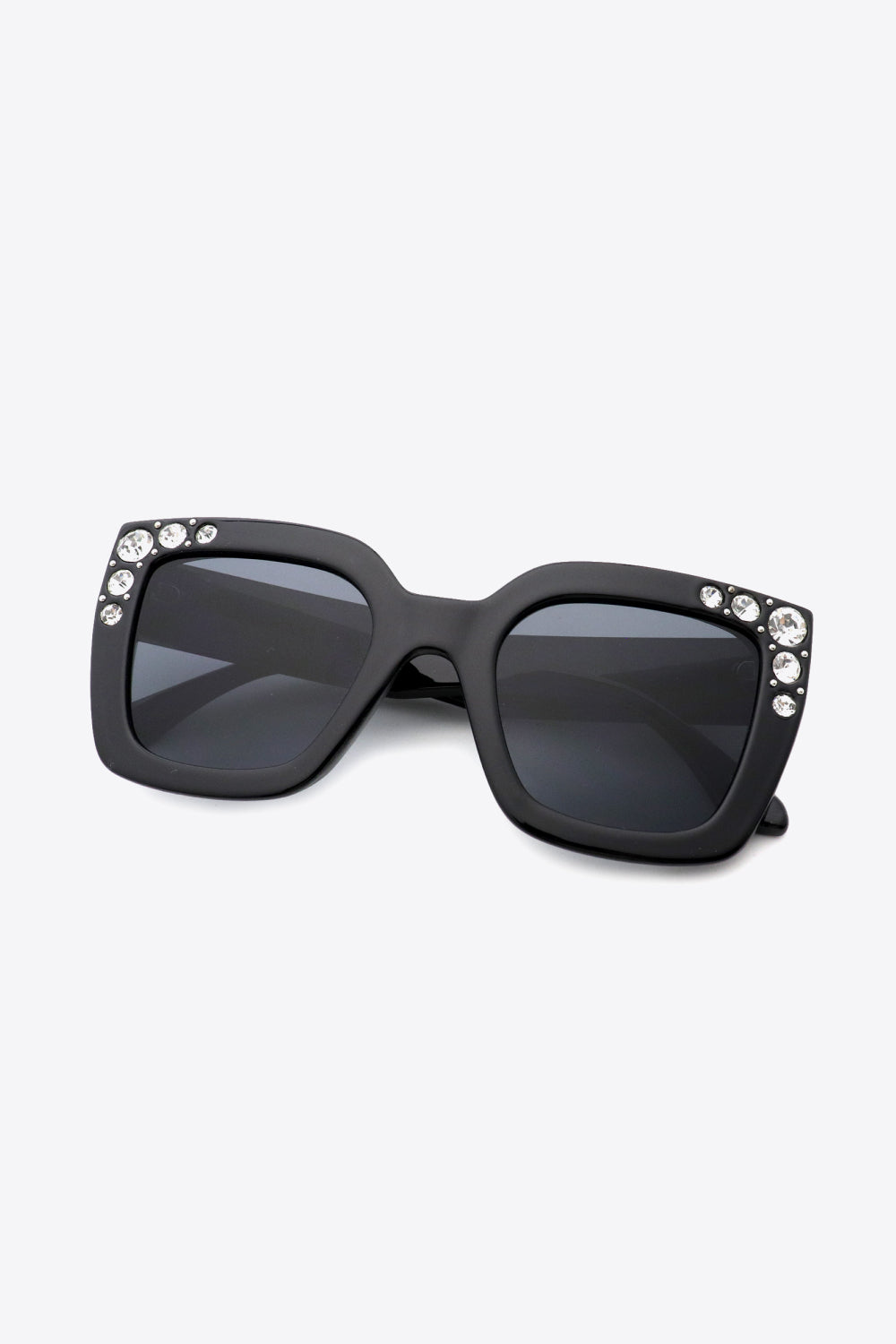 Women’s Inlaid Rhinestone Polycarbonate Sunglasses