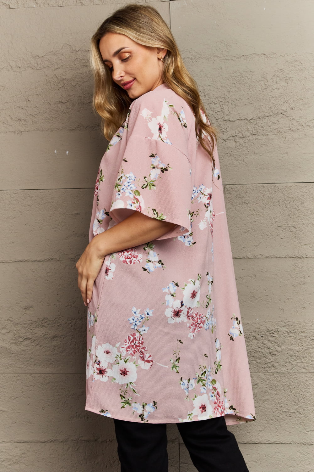 Women’s Justin Taylor Aurora Rose Floral Kimono