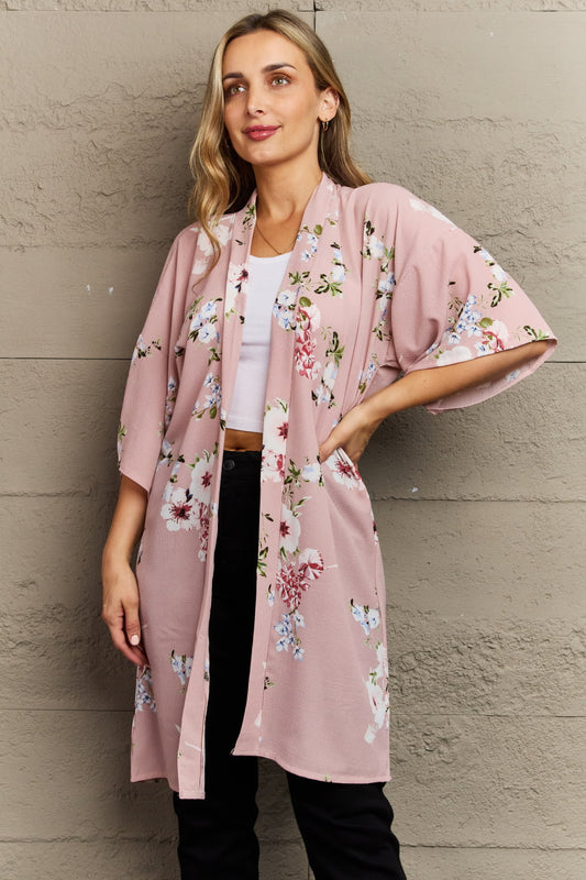 Women’s Justin Taylor Aurora Rose Floral Kimono