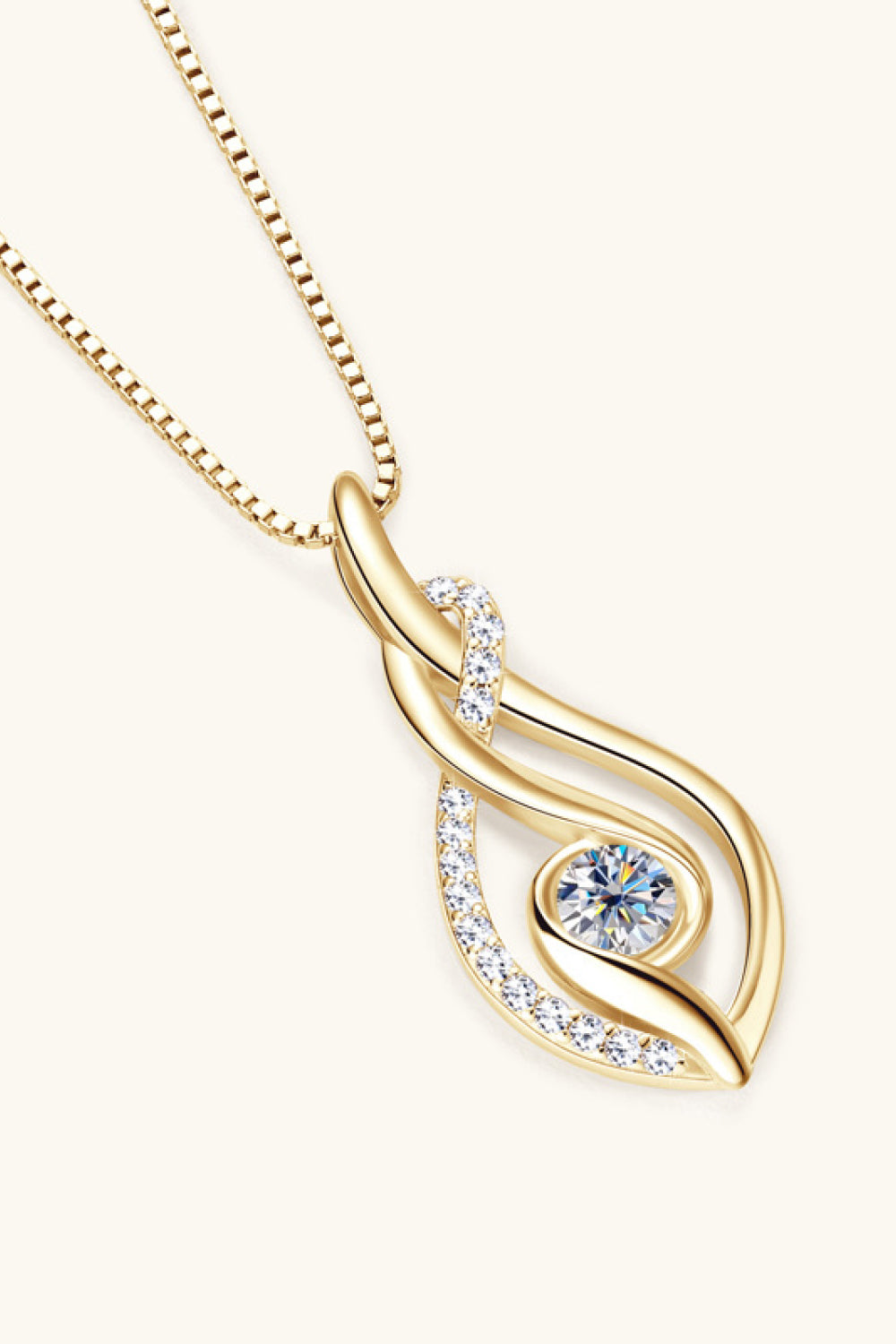 Women’s Moissanite 925 Sterling Silver Necklace
