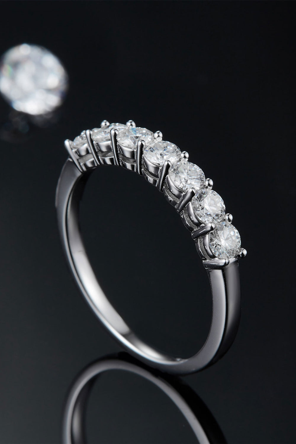 Women’s Can't Stop Your Shine Moissanite Platinum-Plated Ring