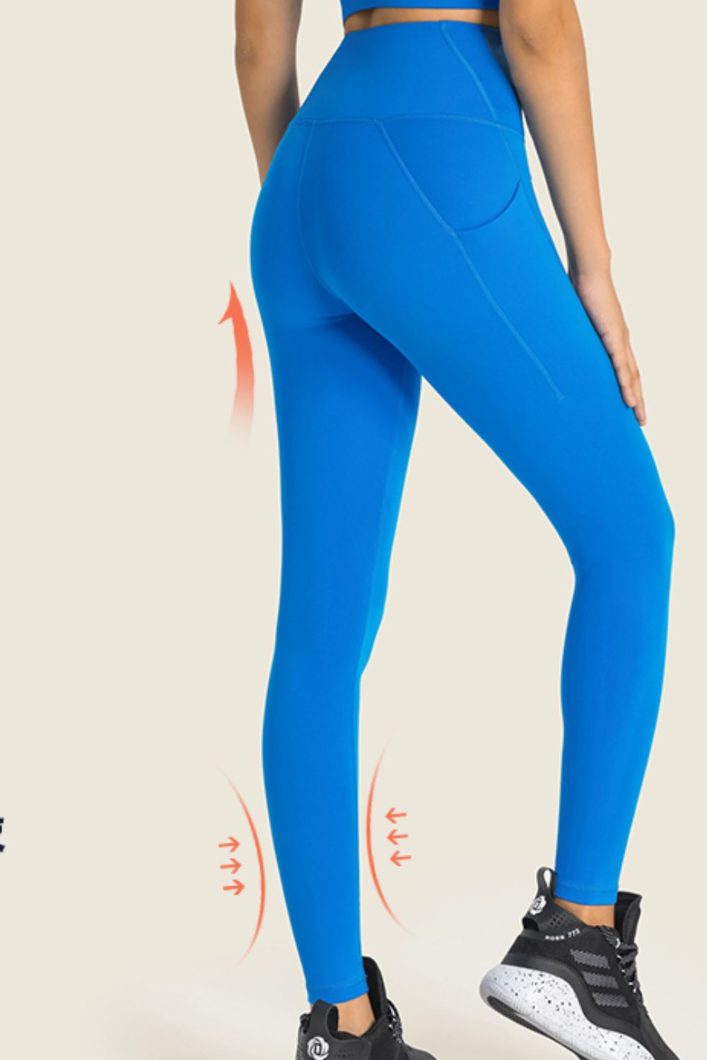 Women’s High-Rise Wide Waistband Pocket Yoga Leggings