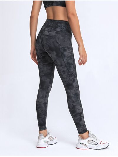 Women’s Double Take Wide Waistband Leggings with Pockets