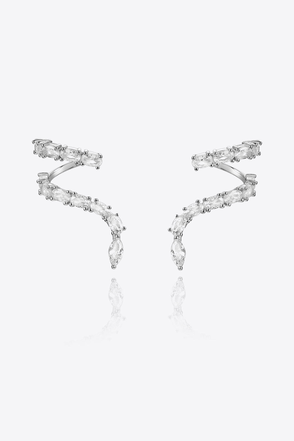 Women’s Zircon 925 Sterling Silver Earrings