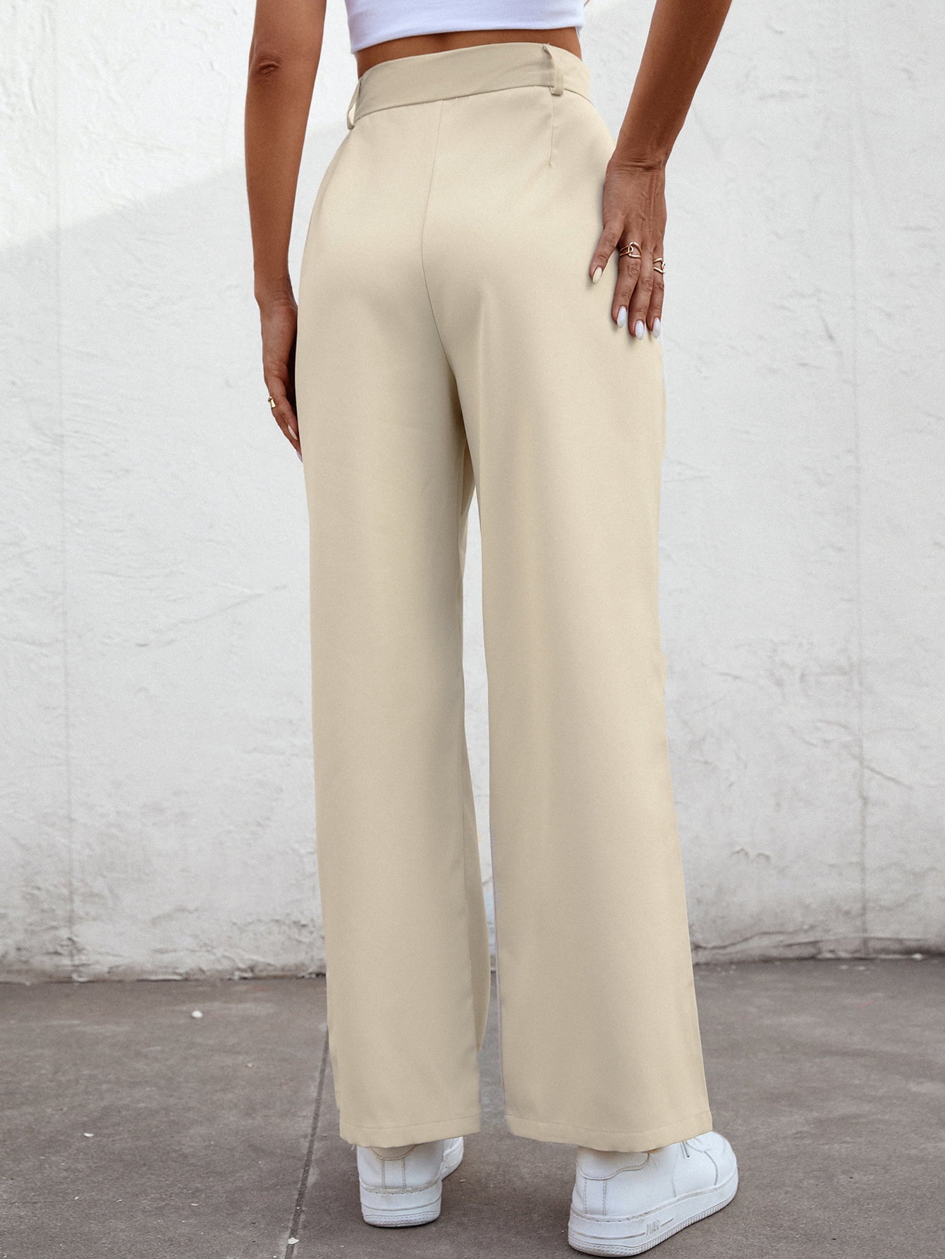 Women’s High Waist Straight Leg Pants