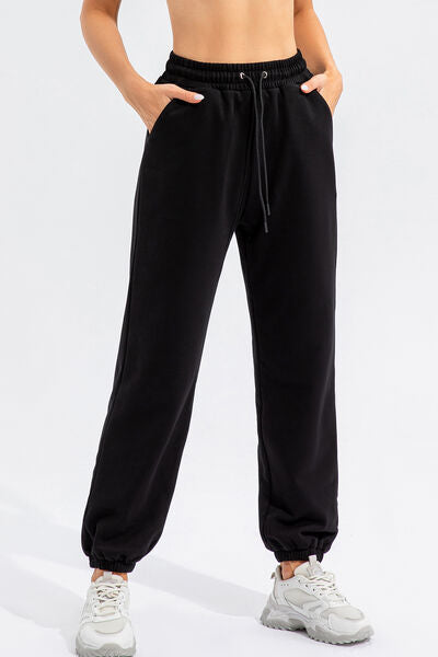 Women’s Drawstring Active Pants with Pockets