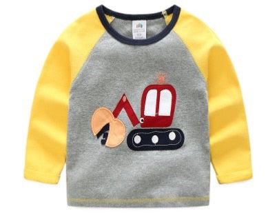 Kids Boys T-shirt Long Sleeve Size 2T-10