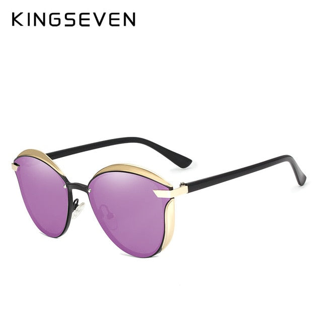 Women’s KINGSEVEN Cat Eye Polarized Sunglasses UV400