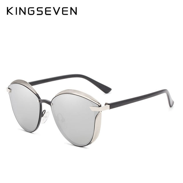 Women’s KINGSEVEN Cat Eye Polarized Sunglasses UV400