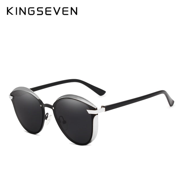Women’s KINGSEVEN Cat Eye Polarized Sunglasses UV400
