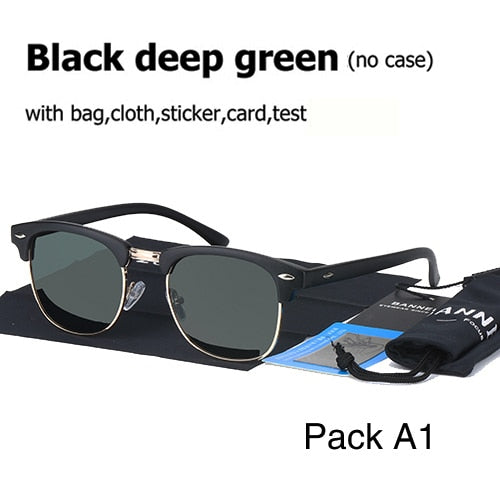 Unisex Polarized Fashion Retro Brand UV 400 Sunglasses