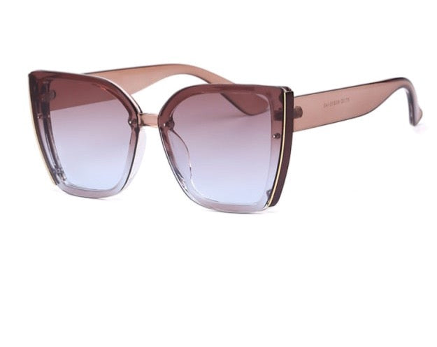 Women’s Fashion Oversized Cat Eye Square Sunglasses UV 400