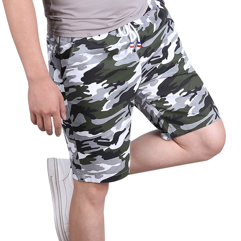 Men’s Comfortable Breathable Beach Shorts Elastic Waist Plus Size M-6XL