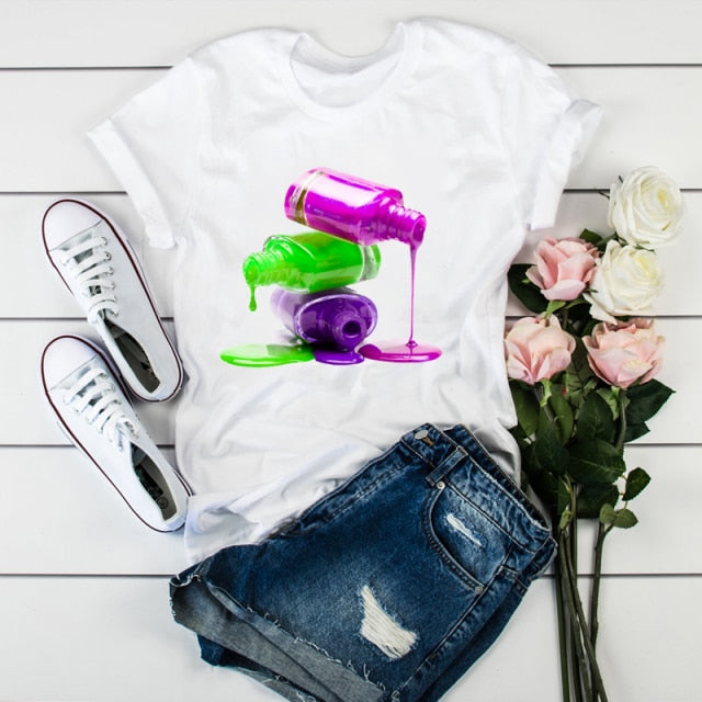 Women’s 3D Print Graphic T-Shirt  S-2XL