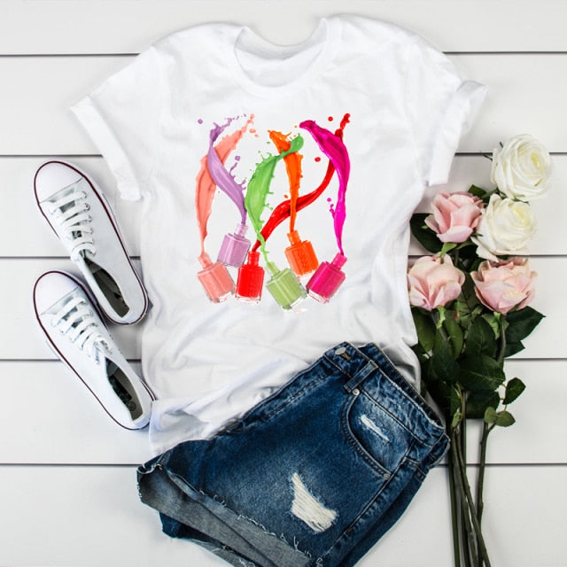 Women’s 3D Print Graphic T-Shirt  S-2XL