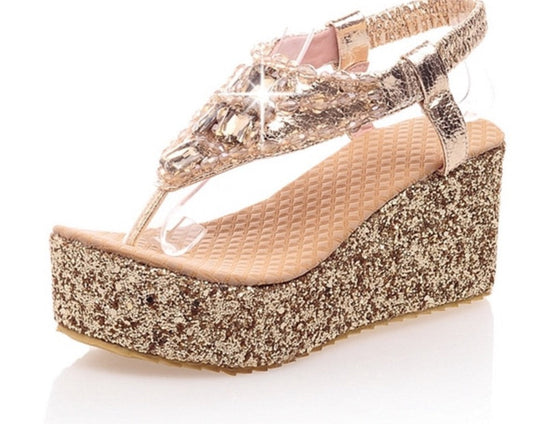 Women’s  High Heel Rhinestone Glittery Fashion Party Sandals