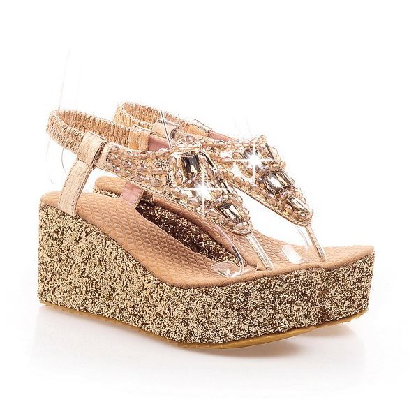Women’s  High Heel Rhinestone Glittery Fashion Party Sandals